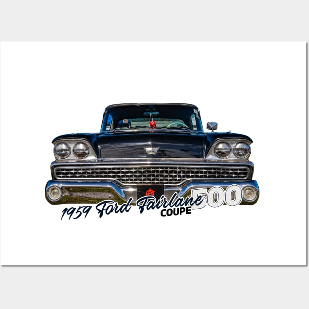 1959 Ford Fairlane 500 Coupe Wall Art by Gestalt Imagery